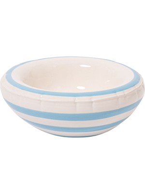 Home Stüdyo Stripes Lisa Ocean Açık Mavi Seramik Dekoratif Kase