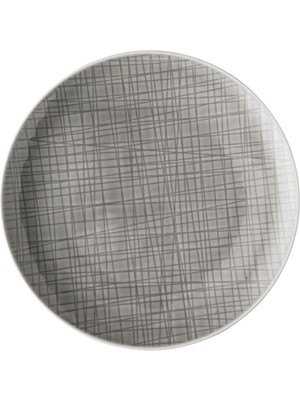 Rosenthal Mesh Gri Porselen Pasta Tabağı 21 cm