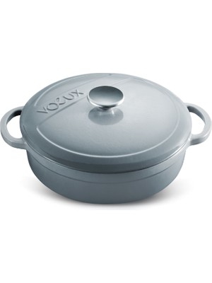 Voeux Kitchenware Gracieuse Gri Sığ Döküm Tencere 24 cm