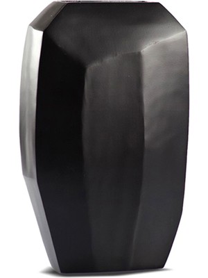 Estetik Decor Coral Siyah Metal Vazo