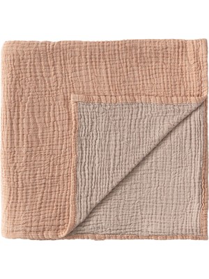 Barine Cocoon 4 Kat Müslin Tan-Coffe Mist Bebek Battaniyesi 100 x 120 cm