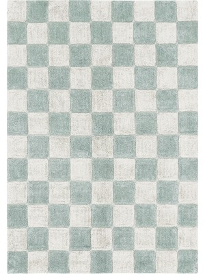 Lorena Canals Kitchen Tiles Blue Sage Xs Çocuk Odası Halısı  90 x 130 cm