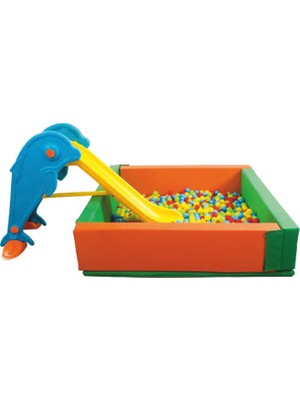 Edutoys Çok Renkli Kare Küçük Top Havuzu