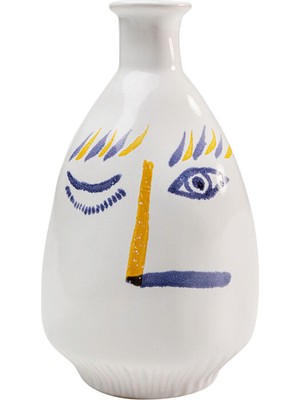 Kare Design Art Face Colore Seramik Vazo