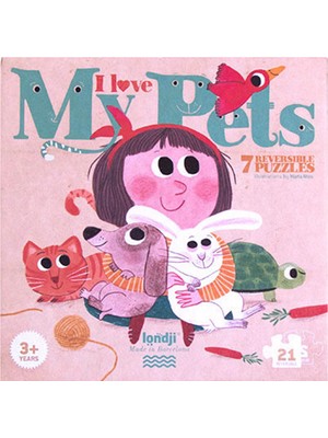 Londji I Love My Pets Puzz Unisex Çocuk Puzzle