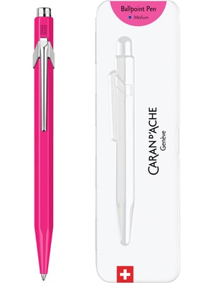 Caran D'Ache 849™ Fosforlu Pembe Tükenmez Kalem