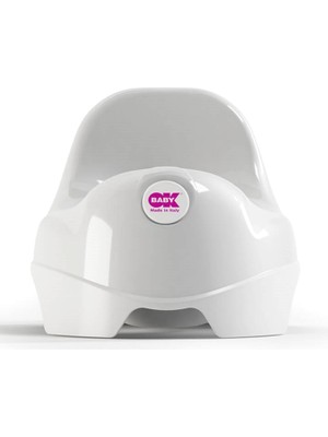 Okbaby Relax Kırık Beyaz Eğitici Oturak Lazımlık