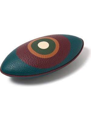 Madame Malachite Evil Eye Talisman Petrol Deri Kağıt Ağırlığı
