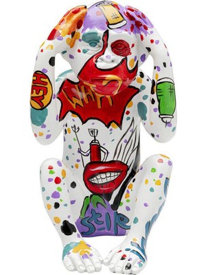 Kare Design Deco Figurine Graffiti Maymun Dekoratif Obje