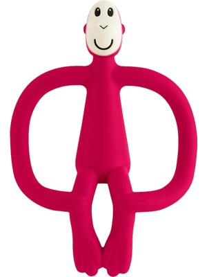 Matchstick Monkey Monkey Kırmızı Silikon Diş Kaşıyıcı
