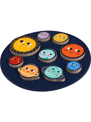 Larisa & Pumpkin Minik Gezegenler Ahşap Oyuncaklar