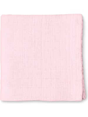 Deux Lapins %100 Pamuk Innocent Pink Müslin Bebek Örtüsü 100X100 cm