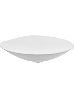 The Mia Pure Beyaz Dekoratif Seramik Tabak 38 cm