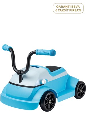 Mini Microlino Ön Işıklı Arka Reflektörlü 4 Tekerlekli 18+ Ay Çocuk Scoter