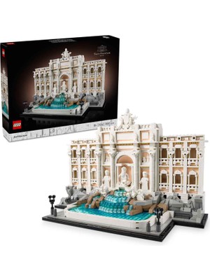 LEGO Architecture Trevi Çeşmesi 1880 Parça 18+ Yaş Koleksiyonluk Seyahat Hatırası Yapı Oyuncağı 21062