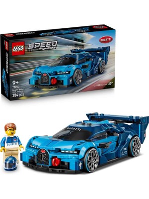 LEGO Speed Champions Bugatti Vision Gran Turismo Hiper 284 Parça 9+ Yaş Spor Araba Yapı Oyuncağı T01077253