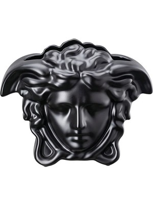 Versace Medusa Grande Siyah Porselen Vazo 21 cm