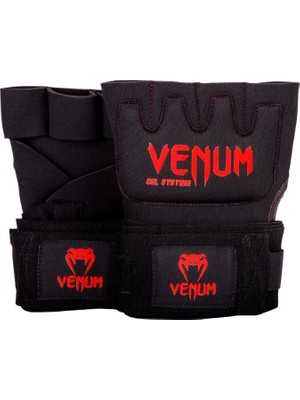 Venum Kontact Gel Gloves Wrap Black Red Jel Unisex Eldiven Sargısı