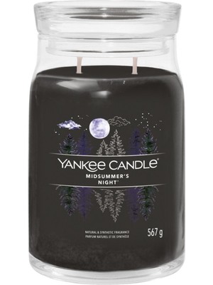 Yankee Candle Midsummer's Night Siyah Büyük Mum 567 G