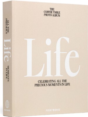 Print Works Life Bej Fotoğraf Albümü