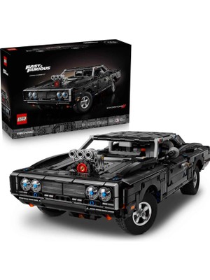 LEGO Technic Fast And Furious Dodge Charger R/t Araba 18+ Yaş 1516 Parça Model Yapım Seti 42231