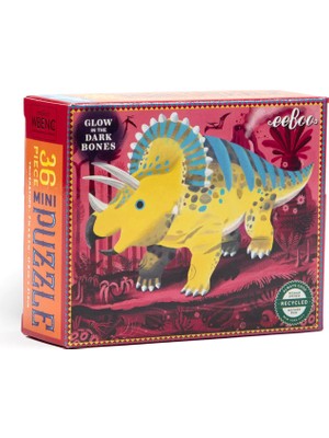 Eeboo Triceratops 36 Parça 3+ Yaş Mini Yapboz
