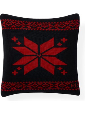 Ralph Lauren Everett Kırmızı Siyah 20X20 cm Dekoratif Yastık