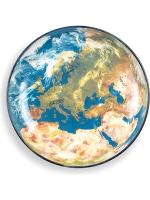 Seletti Cosmic Dinner Earth Europe Porselen Tepsi 32 cm