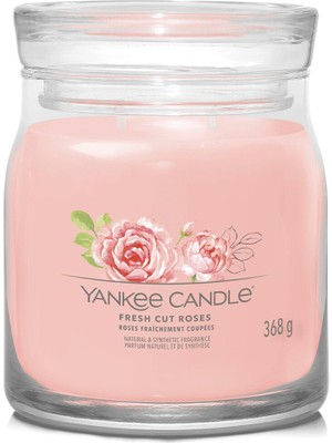 Yankee Candle Fresh Cut Roses Orta Kokulu Mum 368 gr
