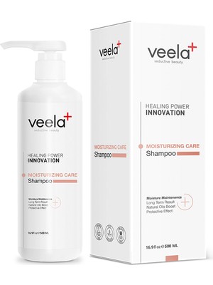 Veela Moisturizing Care Shampoo Kuru Saçlar Için Canlandırıcı Yoğun Nem Bakım Şampuanı 500 ml