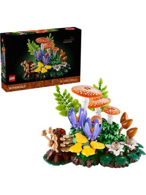 LEGO Botanicals Orman Mantarları 806 Parça 18+ Yaş Dekoratif Mantar Modeli Yapı Oyuncağı 11505