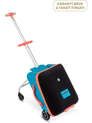Micro Luggage Eazy Binilebilir Katlanabilir 3'ü 1 Arada 4 Tekerlekli 8 Ay+ El Bagajı Çocuk Scooter