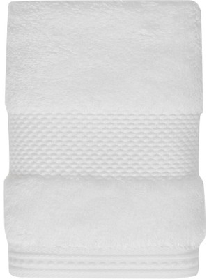 Soft Cotton Deluxe Beyaz Pamuklu Misafir Havlusu 30X50 cm