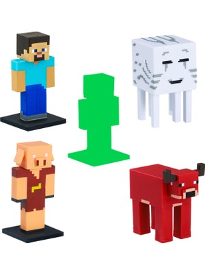 Minecraft 3D Toppeez Model 5 5'li Figür Seti MC2240