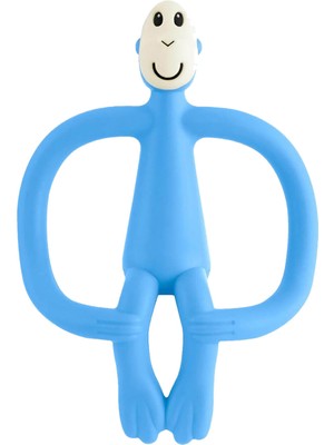 Matchstick Monkey Monkey Bebe Mavisi Silikon Diş Kaşıyıcı