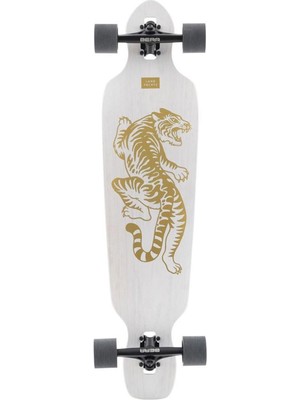 Landyachtz Battle Axe White Bengal Complete 38'' Longboard Kaykay