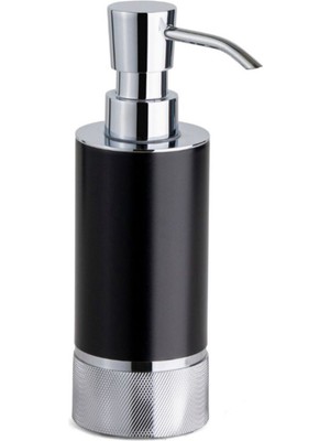 System Bathroom Accessories Krom-Mat Siyah Tezgah Üstü Sıvı Sabunluk