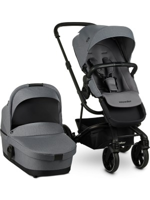 Easywalker Harvey Fossil Grey Portbebeli Set Bebek Arabası