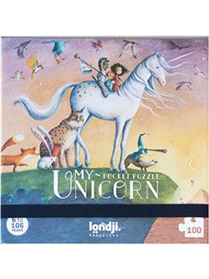 Londji My Unicorn 100 Parça 6-10 Yaş Mini Puzzle