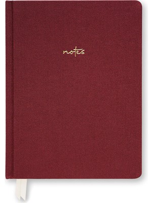 Chapters Linen Berry Çizgili Not Defteri