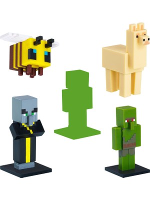 Minecraft 3D Toppeez Model 4 5'li Figür Seti MC2240