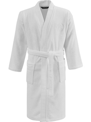Soft Cotton Palatine Beyaz Pamuklu Erkek Bornoz