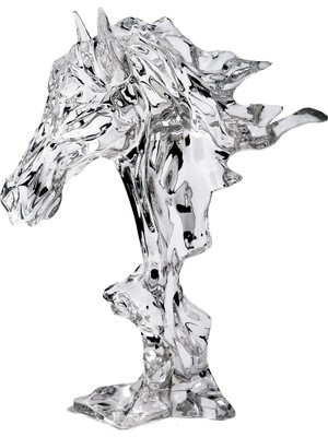 Gordon Gu Brave Bronco Animal Kristal Heykel
