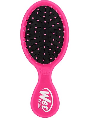 Wet Brush Mini Detangler Pembe Dolaşık Açıcı Kadın Saç Fırçası