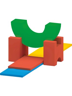 Edutoys Renkli Modüler 6 Parça Sünger Oyunu Seti