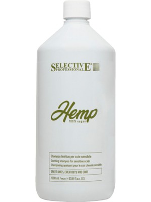 Selective Professional Hemp Lenitive Hassas Saç Derisi Için Yatıştırıcı Şampuan 1000 ml