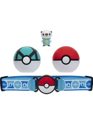 Pokemon Clip 'n' Go Pokeball Kemer ve Figür Oyuncak Seti PKW4166