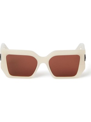 Off-White OERI148 54 6164 Krem Asetat Kadın Güneş Gözlüğü