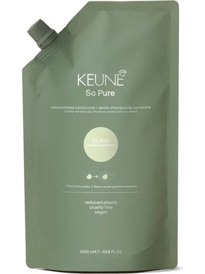 Keune So Pure Clarify Arındırıcı Refill Saç Kremi 1000 ml