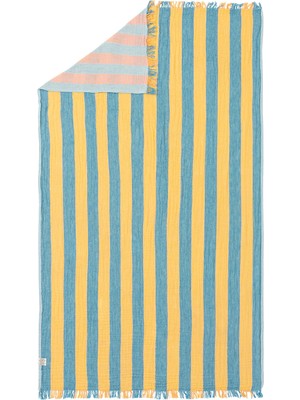 Barine Striped Gauze Mint Peştamal 90 x 175 cm